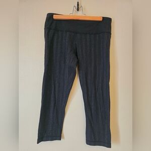 Lululemon Pinstripe Crop Leggings